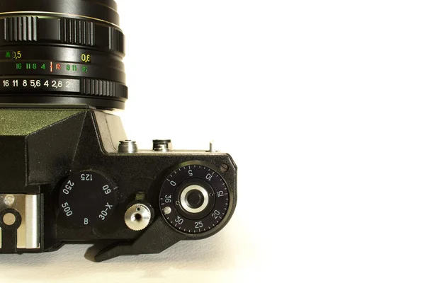 Vintage reflex på nära håll — Stockfoto