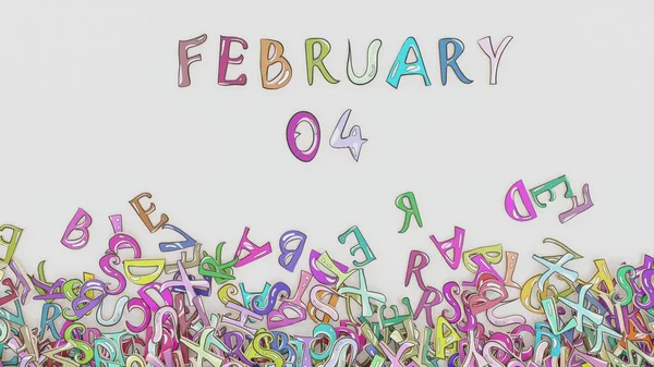 February 4 date calendar schedule birthday use