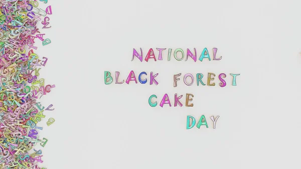 Día Nacional Pastel Bosque Negro —  Fotos de Stock