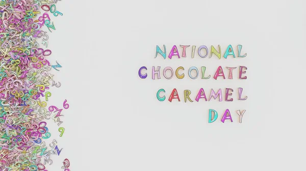 チョコレートカラメルの日 — ストック写真