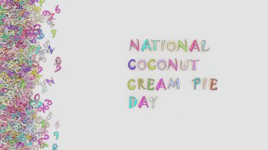 Ulusal Hindistan cevizi kremalı turta günü