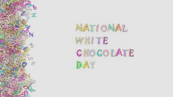 ホワイトチョコレートの日 — ストック写真