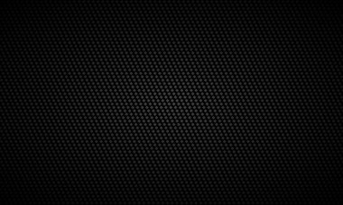 Siyah arka plan. Siyah metal desenli çelik arka plan. Koyu karbon fiber doku. Web tasarım şablonu vektör illüstrasyonu EPS 10.