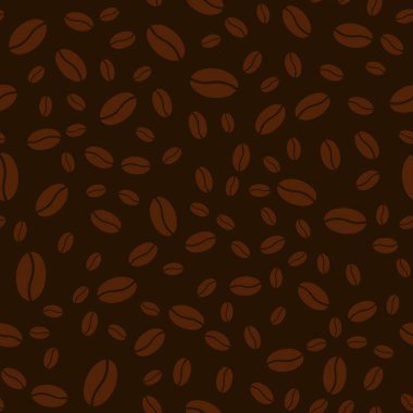 Kahve taneleri koyu kahverengi ve pürüzsüz.