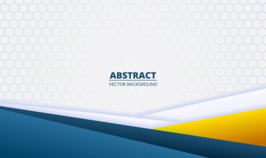 Çapraz renkli kağıt çizgileri ve altıgen ızgarası olan soyut bir arkaplan. Modern, zarif, teknoloji, fütürist vektör çizimi.