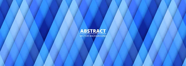 Blue geometric background with abstract graphic elements for presentation design — 스톡 벡터