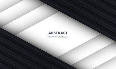 Şablon kavramı kurumsal siyah-beyaz geometrik arkaplan.