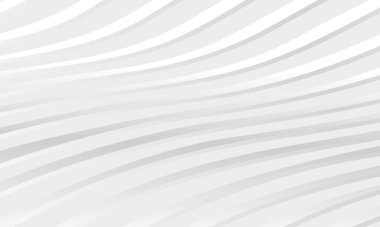 Soyut hafif gümüş desenli dalgalı köşegen beyaz arkaplan.