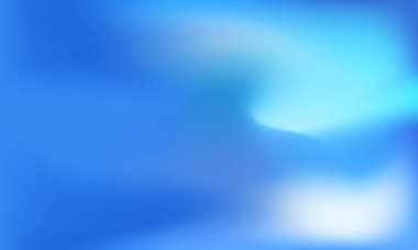 Mavi eğimli arka plan. Soyut bulanık holografik mavi gökyüzü gradyanı yaratıcı arkaplan. Soyut minimalist pastel renklendirme geçmişi. Vektör illüstrasyonu.