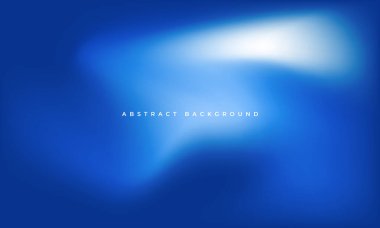 Parlak mavi holografik arka plan. Soyut mavi sıvı gradyan yaratıcı afiş. Bulanık yumuşak karışım renk ayrıştırma minimalist arka plan. Vektör illüstrasyonu.