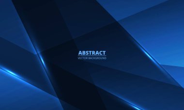 Mavi teknoloji soyut arka plan ve geometrik dinamik parlayan köşegen çizgileri. İş, şirket, broşür, pankart, kapak veya poster için modern trandy soyut mavi arkaplan.