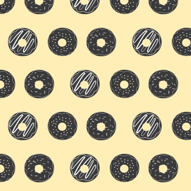 Çörek vektörünün seamless modeli