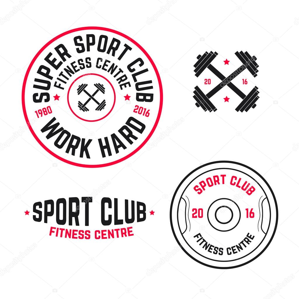 Vector image of gym logo