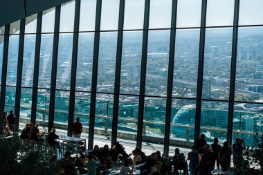 Londra 'daki Gökyüzü Bahçesi' nden görüldüğü gibi