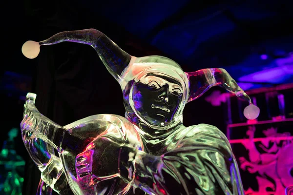 Hollanda IJsbeelden Festivali 'nde Zwolle' deki Buz Heykelleri