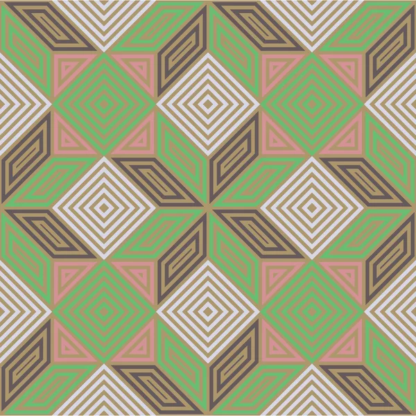 Sorunsuz vektör desen, vintage pastel renkler, kare Mozaik