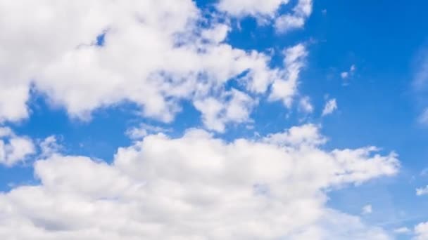 4K timelapse do céu azul nublado natural real — Vídeo de Stock