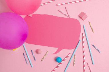 Renkli Parti Davetiyesi Parlak Kutlama Planlama Fikirleri Tasarladı Yeni Parlak Dekorasyonlar Balon Konfeti Mumları Kutlama Festivali Tasarım Partisine İhtiyaç Var