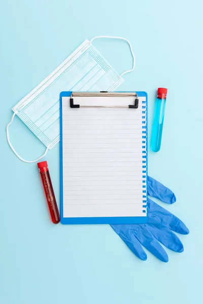 Escrevendo Notas Médicas Importantes Testes Laboratoriais Novo Vírus Medicina Doença Infecção Prevenção Pesquisando Medicamentos Vírus Estudos Científicos Planos de Tratamento — Fotografia de Stock