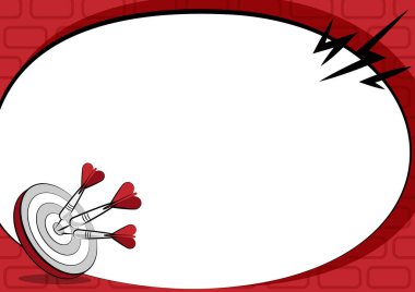 Sunucu: Hedefe Vurma Konsepti Soyut Açıklama Amaçlı Bildiri Tahtası Tasarım Bildirisi Önemli İleti Hedef Pazarları Fikri Görüntüleme