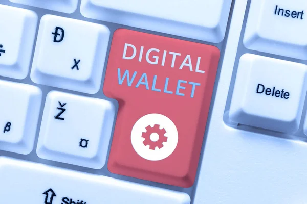 Conceptual caption Digital Wallet. Business concept a financial account that allows creating an online transaction Abstract Creating Safe Internet Experience, Preventing Digital Virus Spread