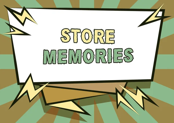 インスピレーションを示すテキスト｜Store Memories.取得したデータを入力・保存するための単語概要緊急メッセージ表示,新着お知らせ情報 — ストック写真