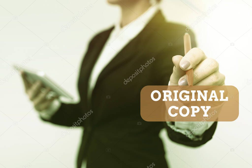 Inspiration showing sign Original Copy. Business concept Main Script Unprinted Branded Patented Master List Presenting New Technology Ideas Discussing Technological Improvement