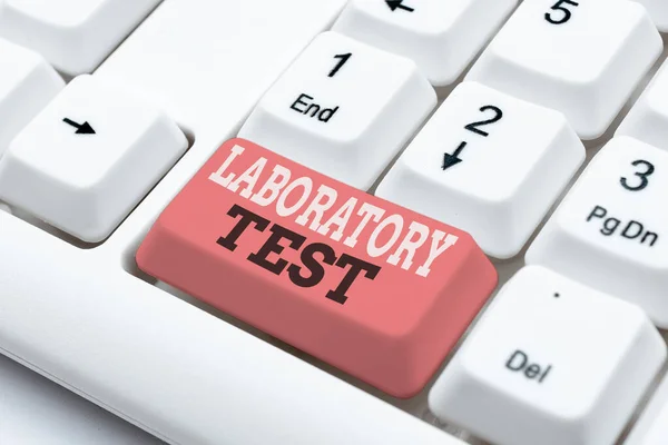 Metin Laboratuvarı Testi gösteriliyor. Test edilen maddelerden gelen tıbbi teşhisin iş vitrini belirlenmesi Yazma Programı Açıklamaları, Yeni E- posta Adresi Oluşturuluyor — Stok fotoğraf