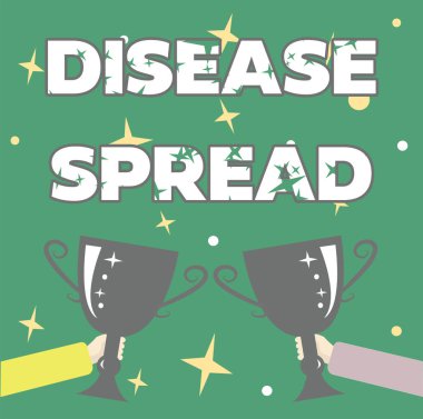 İlham veren hastalıkları gösteren metin. Bireysel bir bireysel kontak üzerinden bir viral ajanın doğrudan transferine ilişkin iş genel bakış Soyut Zafer Ödülü Töreni, Yeni Kazananı Kutlama