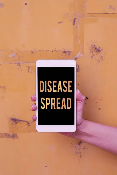 Inspiration showing sign Disease Spread. Business showcase Direct transfer of a viral agent through an individualtoan individual contact Voice And Video Calling Capabilities Connecting People Together — 图库照片