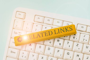 İlgili Bağlantıları gösteren metin. Web Sayfası Çapraz Referans Hataları içinde bir iş fikri Web sitesi Soyut Bağlantılar Çözümleme İnternet Sorunu, Çevrimiçi Bağlantıyı KorumaName