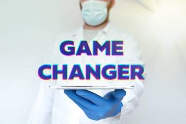 Oyun Değiştirici 'yi gösteren metin işareti. Sports Data Scorekeeper Gamestream Canlı Skorlar Ekibi Yöneticileri Tıbbi Teknoloji Sunar Yeni Bilimsel Keşif