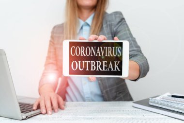 Kavramsal Coronavirus Salgını. Yeni keşfedilen COVID19 Finansal Danışmanının Para Kurtarma İpuçları Vermesi ve Girişimci Anlaşmaları Tartışması 'nın sebep olduğu iş dünyası bulaşıcı hastalıkları