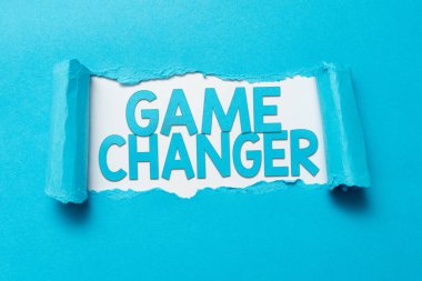 El yazısı tabelası Oyun Değiştirici. İş fuarı Sports Data Scorekeeper Gamestream Canlı Skorlar Takım Yöneticileri Yırtılması öndeki arka planda ortaya çıktı