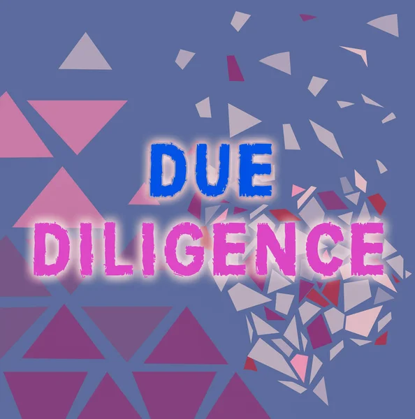 Diligence 'ı sunan metin başlığı. İş yaklaşımı, Renkli Duvar Kağıdı Resmi, Kırıcı Efekti Tasarımı, Geometrik Desen Tasarımları için diğer iş mülklerine zarar vermekten kaçınır — Stok fotoğraf