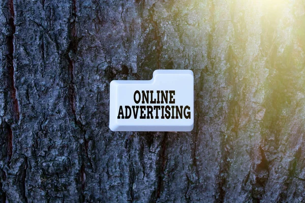 Sign displaying Online Advertising. Business showcase uses the Internet to marketing messages to customers Thinking New Bright Ideas Renewing Creativity And Inspiration