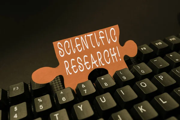 Handwriting text Scientific Research. Business showcase methodical study to prove or disprove a hypothesis Connecting With Online Friends, Making Acquaintances On The Internet — Stok fotoğraf