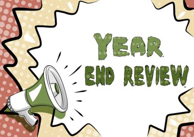 Metin Yılı Sonu İncelemesi Yazılıyor. İş yaklaşımı başarı ve hedef geliştirme Renkli Tasarım Önemli İleti, Soyut Haberler