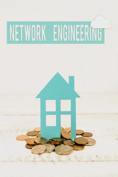 Conceptual caption Network Engineering. Business idea professional who has the skills to oversee the net Allocating Savings To Buy New Property, Saving Money To Build House