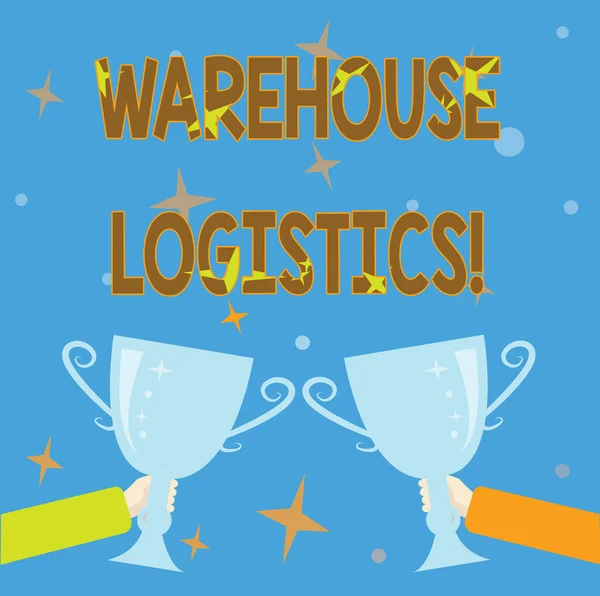 Text caption presenting Warehouse Logistics. Concept meaning flow of both physical goods and information in business Abstract Victory Reward Ceremony, Celebrating New Winner Concept