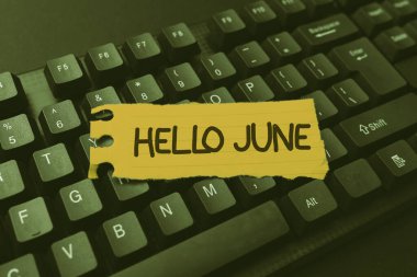 El yazısı işareti. Merhaba June. Çevrimiçi Arkadaşlarla Bağlanmak, İnternet 'te Tanıdıklar edinmek gibi eğlence ve maceraları planlamak için yeni bir ay anlamına geliyor.