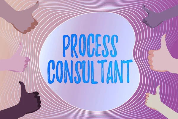 Conceptual caption Process Consultant. Obchodní přehlídka někoho, kdo zkoumá a analyzuje procesy Vytváření a odesílání e-mailové zprávy Online, Zpracování dat Pracovní místa — Stock fotografie