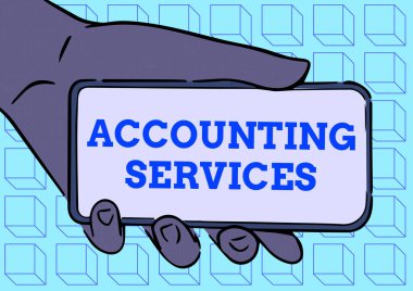 İlham, işaret muhasebe hizmetlerini gösteriyor. İş fikri, bir işletmenin ya da bir kişinin finansal işlemlerini analiz ediyor. Yetişkin El Fotoğrafları Mobil Görüntüleme Ekranda Yeni Teknoloji Gösteriyor.