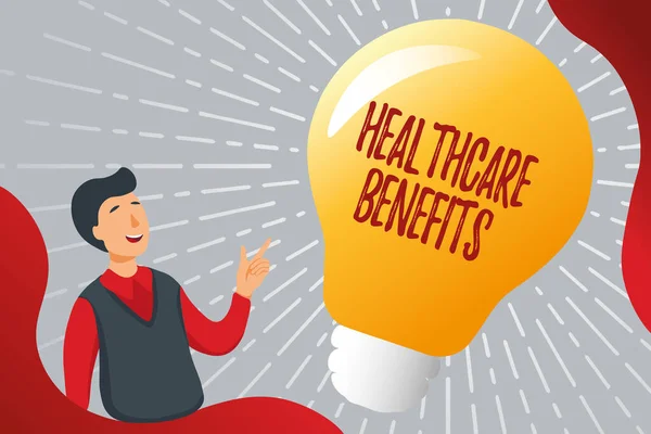 Writing displaying text Healthcare Benefits. Business concept use the health services without risk of financial ruin Gathering Educational Documents Online, Filling Survey Questions