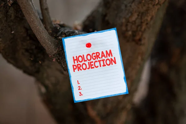 Handschrift Hologram projectie. Bedrijfsoverzicht fotografische projectie van een opname van een licht denkend aan nieuwe heldere ideeën Creativiteit en inspiratie vernieuwen — Stockfoto