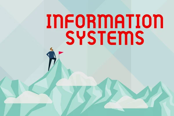 Conceptual display Information Systems. Word for study of systems with a exact reference to information Abstract Reaching And Achieving Goal, Result Of Hard Work Concepts