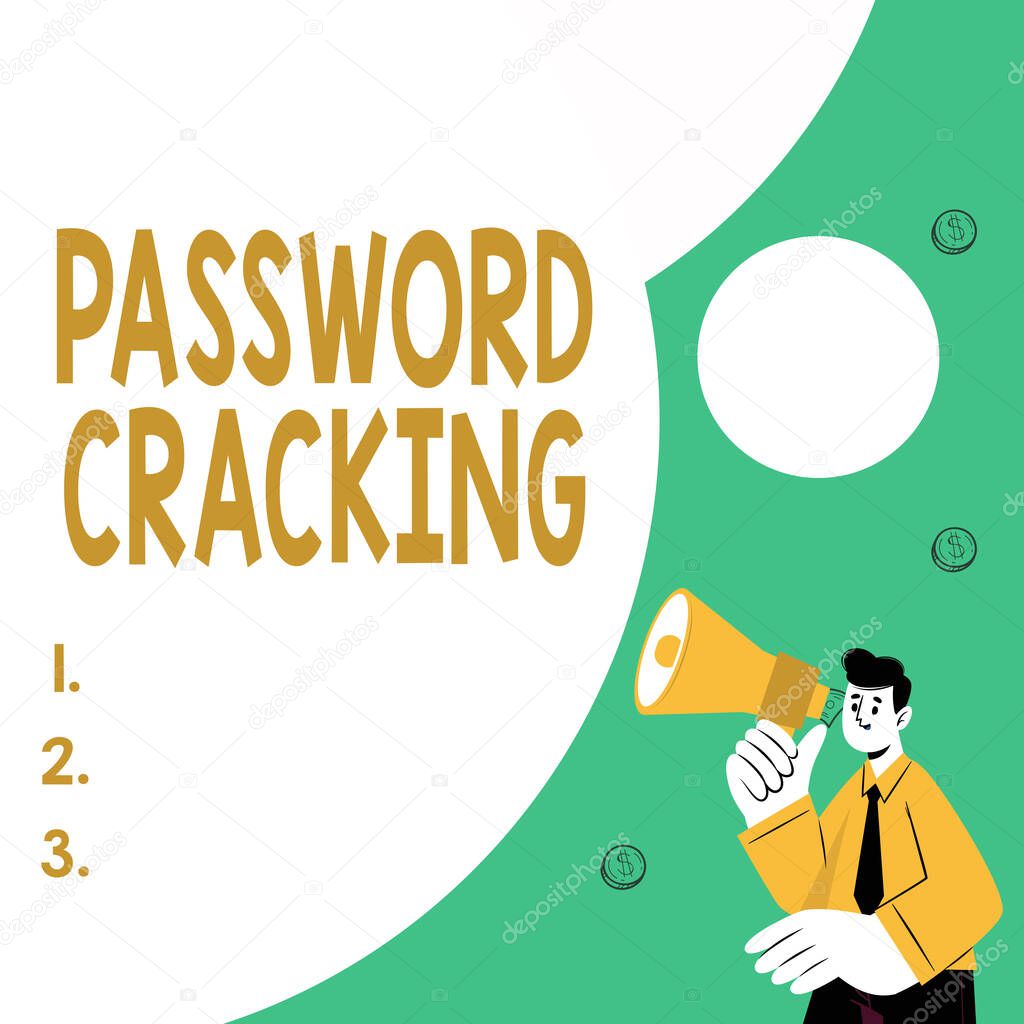 Conceptual caption Password Cracking. Conceptual photo measures used to discover computer passwords from data Abstract Displaying Different Typing Method, Keyboard Data Processing