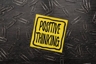 Conceptual caption Positive Thinking. Business approach mental attitude in wich you expect favorable results Bright New Ideas Fresh Office Design Work Problems And Solutions