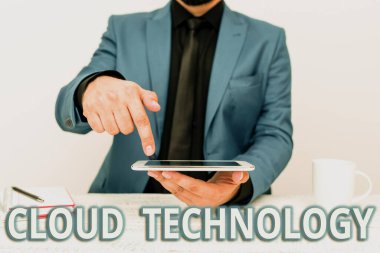 Writing displaying text Cloud Technology. Business idea on demand availability of computer system resources Presenting Communication Technology Smartphone Voice And Video Calling