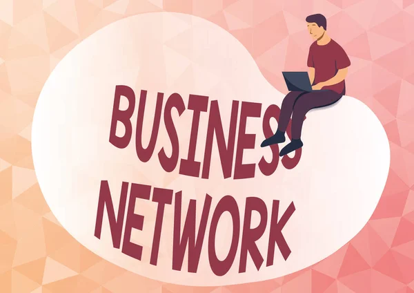 Ispirazione mostrando segno Business Network. Foto concettuale Collaborazione interaziendale che permette alle aziende di collaborare Abstract Spreading Message Online, Global Connectivity Concepts — Foto Stock